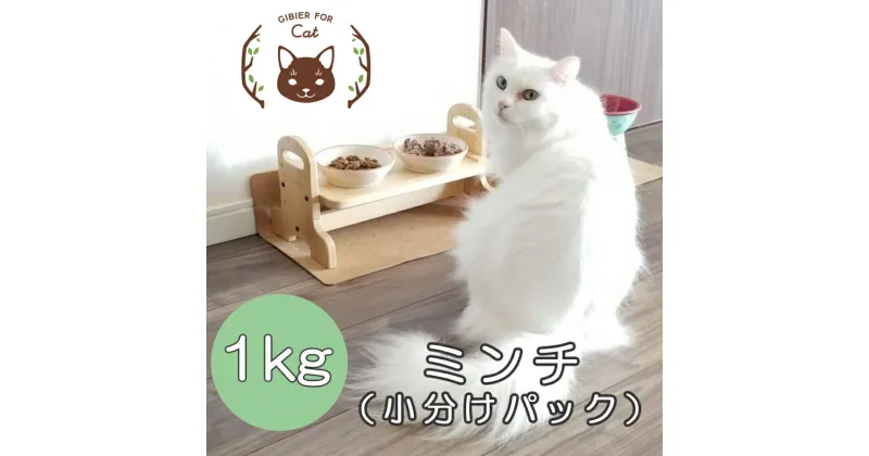 【ふるさと納税】森のジビエ for PET 鹿肉ミンチ 小分けパック 250g×4パック(計1kg) ペットフード 小型 犬 猫 A-JK-A08A