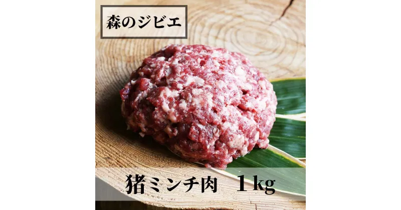 【ふるさと納税】森のジビエ 猪 ミンチ肉1kg(500g×2) A-JJ-A13A