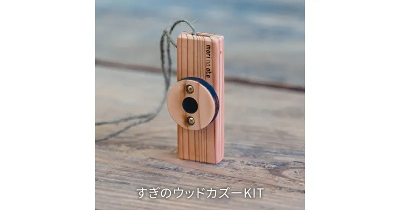 【ふるさと納税】木のおもちゃ 楽器 すぎのウッドカズーKIT O-mr-A22A