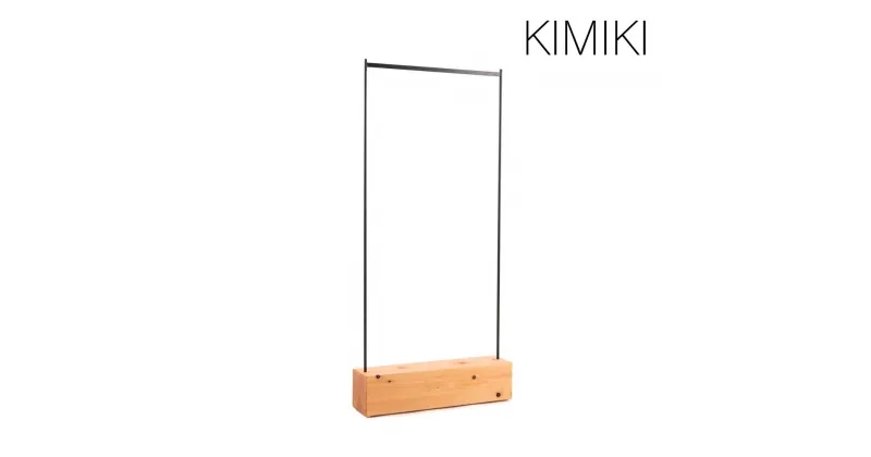 【ふるさと納税】幅サイズオーダー可能　KIMIKI – SHINハンガーラック 78cm-150cm M-mp-A60A