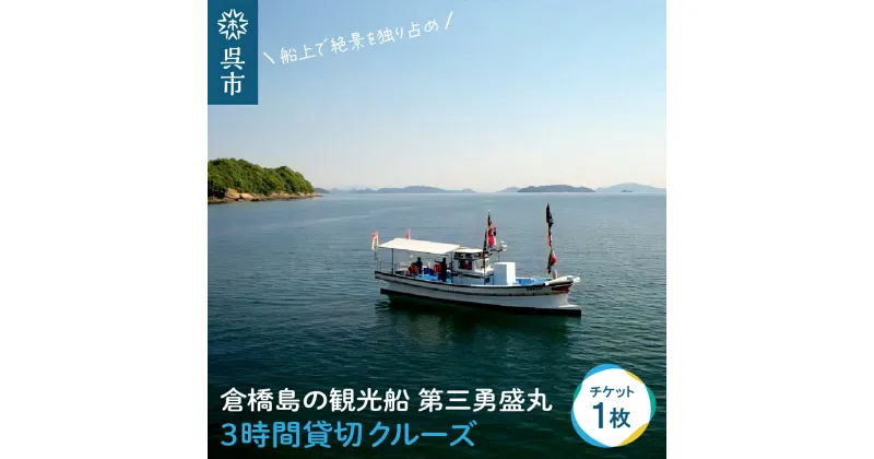 【ふるさと納税】倉橋島の観光船 第三勇盛丸 3時間貸切クルーズ観光 広島県 呉市