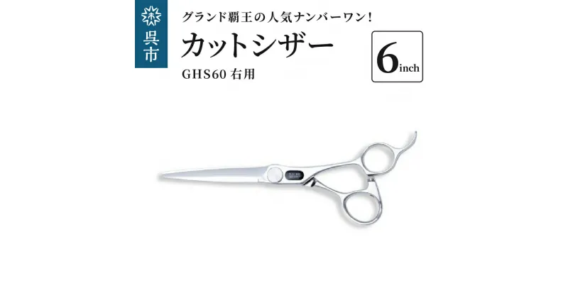 【ふるさと納税】カットシザー右用 GHS60（6インチ）グランド覇王の一番人気ヘアカット 右利き用 ウェット用 ドライ用 オールマイティシザー はさみ 送料無料 広島県 呉市