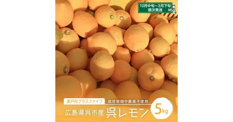 【ふるさと納税】広島県 呉市 大崎下島産 レモン 約 5kg広島県産 瀬戸内 檸檬 生産量日本一 産地直送 送料無料 果物 フルーツ 柑橘 お試し 12月初旬まではグリーンレモン それ以降はイエローレモン お取り寄せ 国産 広島県 呉市