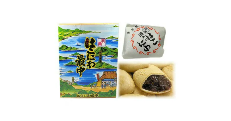 【ふるさと納税】はこにわ最中 1箱 20個入り いちかわ菓子舗　【お菓子 和菓子 おやつ お茶菓子 お茶うけ スイーツ 竹原市 お土産 ボリューム 餡子 常温 常温保存 】