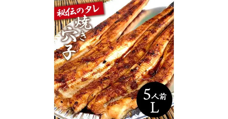 【ふるさと納税】焼き穴子 アナゴ(L) 5人前 秘伝のタレ 備長炭 穴子 あなご 瀬戸内 019004