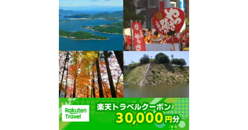 【ふるさと納税】広島県三原市の対象施設で使える 楽天トラベルクーポン 寄附額100,000円（30,000円クーポン）　【旅行】