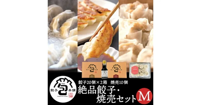 【ふるさと納税】餃子本舗「包」絶品餃子・焼売セットM(餃子40個/焼売10個) たれ付き ギョーザ 惣菜 冷凍 中華 点心 しゅうまい おかず おつまみ 国産野菜 冷凍餃子 058009