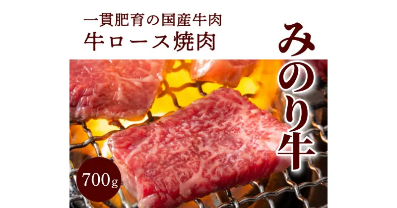 【ふるさと納税】【ミノリフーズ】みのり牛肩ロース焼肉 700g 052010