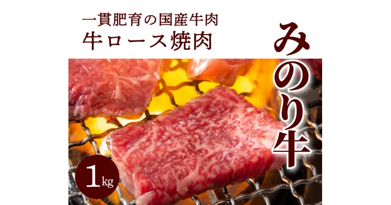 【ふるさと納税】【ミノリフーズ】みのり牛肩ロース焼肉 1kg 052012