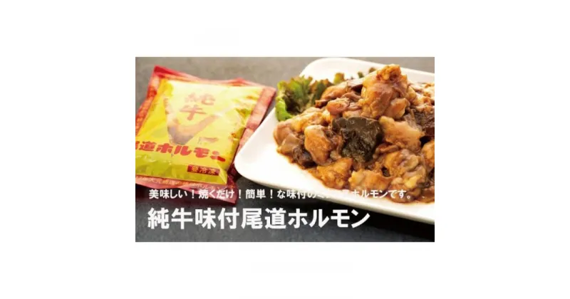 【ふるさと納税】純牛味付尾道ホルモン（250g×4パック）　 | 牛肉 タレ タレ漬け 牛ホルモン 焼くだけ つまみ グルメ 食品 送料無料 人気 おすすめ 広島県 尾道市