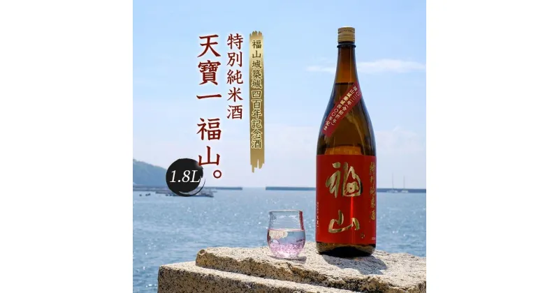 【ふるさと納税】＼寄附額改定／　福山城築城四百年記念酒『天寶一 福山。』 特別純米酒 (1.8L) | 日本酒 酒 純米酒 アルコール 贈り物 ギフト 贈答 城 福山城 広島県 福山市