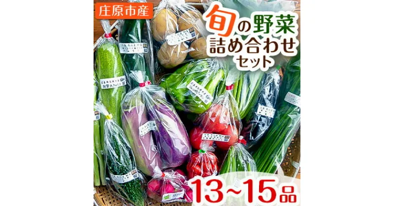 【ふるさと納税】庄原産「旬の野菜」詰め合わせ箱【配送不可地域：離島】【1345756】