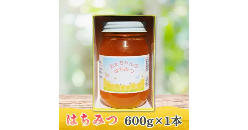 【ふるさと納税】たぁちゃんのはちみつ 600g×1本｜ハチミツ 蜂蜜 はち蜜 [1641]