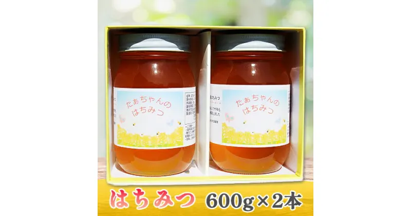 【ふるさと納税】たぁちゃんのはちみつ 600g×2本｜ハチミツ 蜂蜜 はち蜜 [1642]