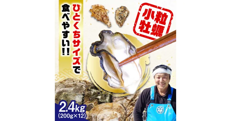 【ふるさと納税】牡蠣 殻付き かき カキ 特選 牡蠣三昧！ 【生牡蠣】レンジでチンするだけ簡単！江田島の小粒牡蠣『がきんちょ』 200g×12パック 簡単 レシピ 殻付き 海鮮 かき 広島 ギフト 江田島市/株式会社門林水産[XAO013]