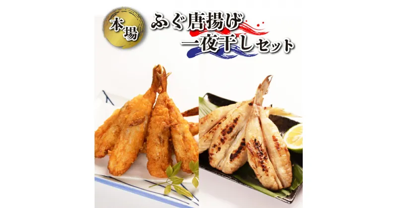 【ふるさと納税】 ふぐ 唐揚げ 500g ＋ふぐ 一夜干し 300g セット 冷凍 ごはんのお供 干物 下関 山口 秋 冬