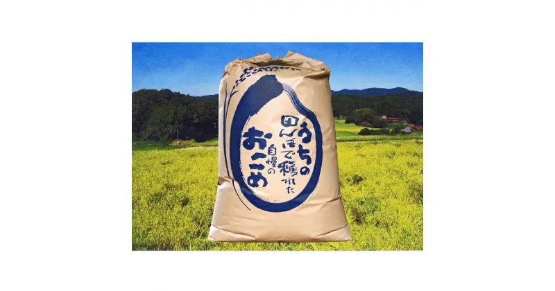 【ふるさと納税】宇部市 小野 『大山産米』 玄米20kg　山口県 宇部市 玄米 コシヒカリ 腰割岳 湧水 大山米 米 ご飯 新米 水