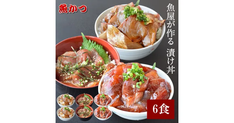 【ふるさと納税】 冷凍 海鮮丼 3種×2パック 計6食 漬け丼 セット真空パック 小分け 保存食 茶漬け 鮮魚 刺身 寿司 惣菜 魚介 漬けダレ 海鮮セット 詰め合わせ ハマチ ヒラマサ 平政 マグロ アジ ヒラメ 鯛 ご家庭用 贈答 ギフト お取り寄せ グルメ 山口 産地直送 旬の魚