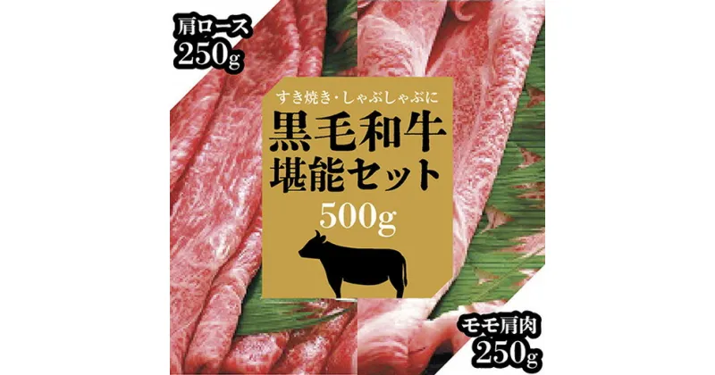 C050【ふるさと納税】黒毛和牛薄切り詰合500g