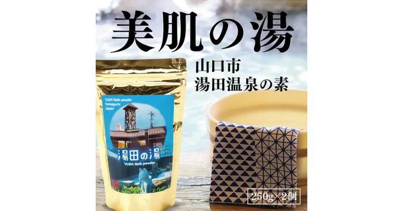 D315【ふるさと納税】温泉の素「湯田の湯」（250g×2個）