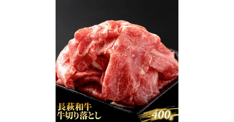 【ふるさと納税】長萩和牛切り落とし　400g　牛肉・お肉