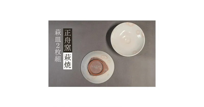 【ふるさと納税】萩焼 萩皿　2枚組　工芸品・民芸品