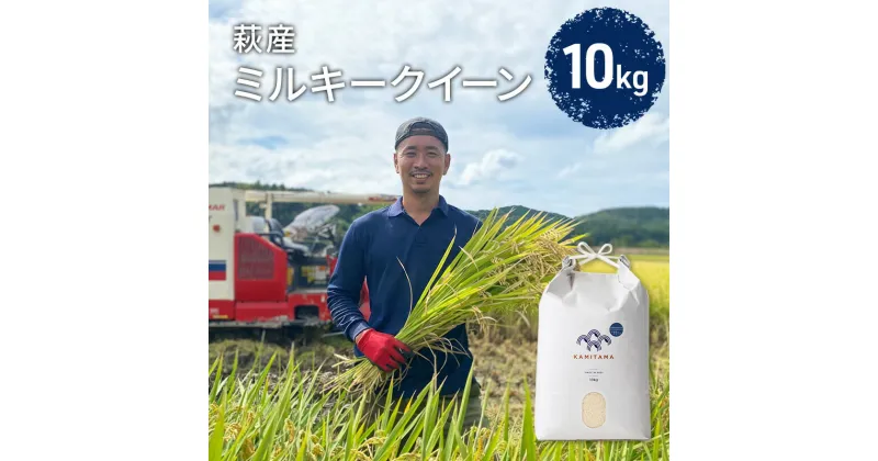 【ふるさと納税】ミルキークイーン 令和6年 10kg 米 コメ こめ 萩産 KAMITAMA　米・お米・ミルキークイーン