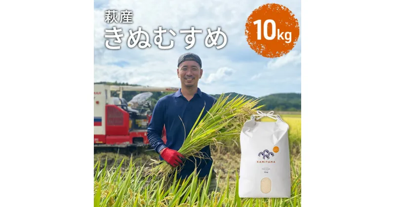 【ふるさと納税】きぬむすめ 令和6年 10kg 米 コメ こめ 萩産 KAMITAMA　米/きぬむすめ・お米　お届け：発送開始9月中旬～