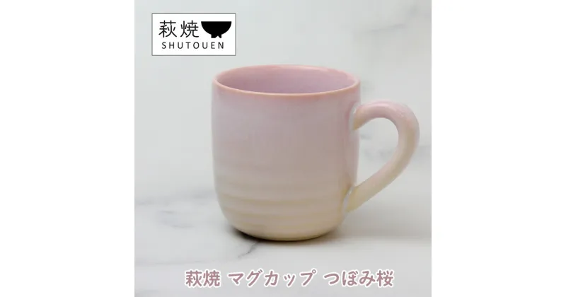 【ふるさと納税】萩焼 マグカップ つぼみ桜 手作り 陶器　萩市