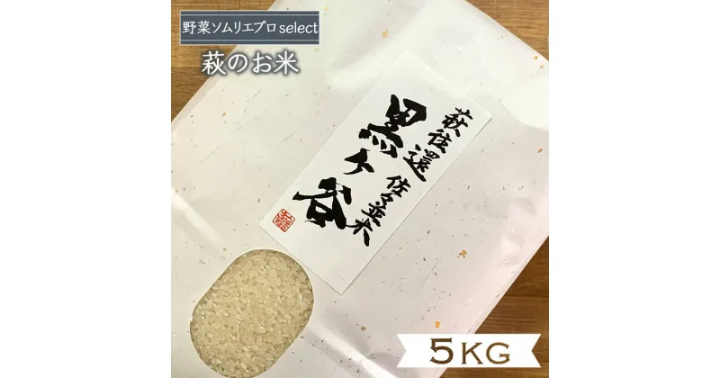 【ふるさと納税】コシヒカリ 5kg 黒ヶ谷米 最上級 野菜ソムリエ プロselect 萩のお米 萩市 佐々並産 米 お米 白米　萩市