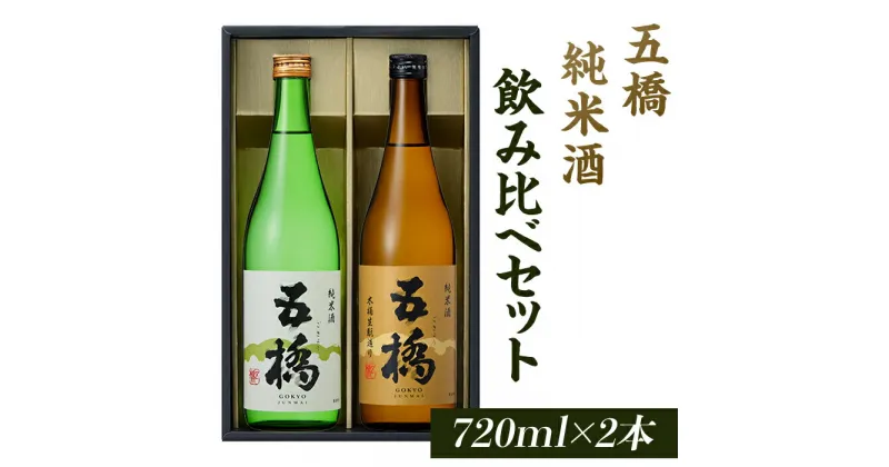 【ふるさと納税】 レビューキャンペーン実施中 五橋　純米酒　飲み比べセット（720ml×2本）【酒井酒造】