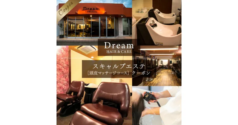 【ふるさと納税】Dream HAIR ＆ CARE スキャルプエステ 頭皮マッサージコース クーポン 送料無料 チケット 利用券 ヘアケア マッサージ 頭皮 スカルプケア 美容院 エステ サロン AV02