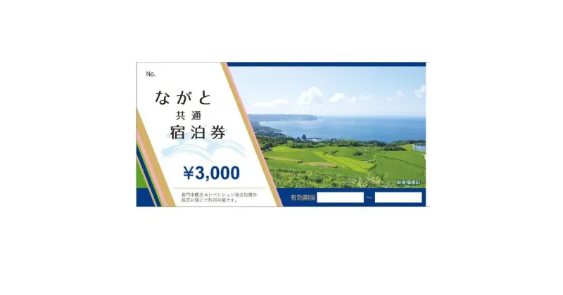 【ふるさと納税】ながと 共通 宿泊券 3,000円分10枚 大谷山荘 音信 楊貴館 湯本温泉（100002）