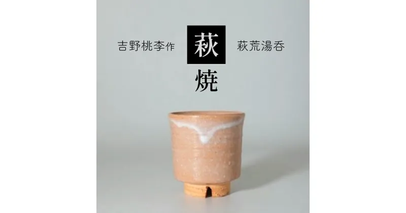 【ふるさと納税】 萩焼 吉野桃李作 萩荒湯呑 ｜ 和食器 食器 お洒落 オシャレ 工芸品 名産品 萩焼 湯呑 キッチン 山口 美祢市 美祢 特産品