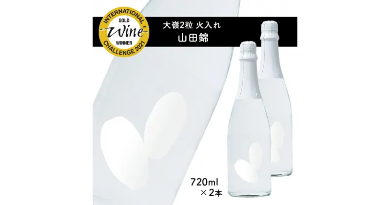 【ふるさと納税】 2粒火入れ 山田錦 2本セット ｜ 米 日本酒 地酒 食前酒 食中酒 酒 マリアージュ IWC 受賞 山口 美祢 特産品