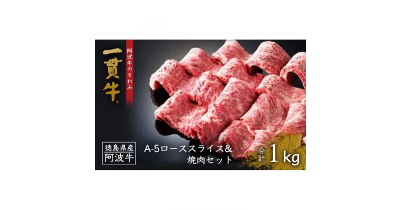 【ふるさと納税】阿波牛のきわみ「一貫牛」A-5ローススライス・焼肉セット各500g 牛肉 お肉 徳島 ブランド 黒毛和牛 和牛 国産 冷凍 ギフト 人気 おすすめ 国産牛 ブランド牛 美味しい | 牛肉 肉 にく 贈り物 贈答 プレゼント お取り寄せ グルメ 記念日 パーティ