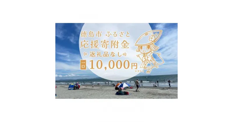 【ふるさと納税】【返礼品なし】徳島市　応援寄附金（一口10000円） | 支援 寄附 寄付 応援