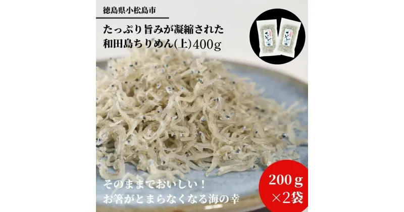 【ふるさと納税】 ちりめん 計 400g 200g×2 冷蔵 小分け 個包袋 贈答用 化粧箱入 産地直送 徳島県産 しらす 干し ごはん サラダ チャーハン 和田島 10000円 ※1月以降は冷凍した商品で発送