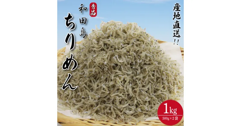 【ふるさと納税】 ちりめん 1kg 500g×2袋 じゃこ しらす 秀品 シラス 国産 和田島 ごはん 米 小 魚 サラダ ふりかけ 干し 直送 新鮮 鮮度 カルシウム 徳島 小松島