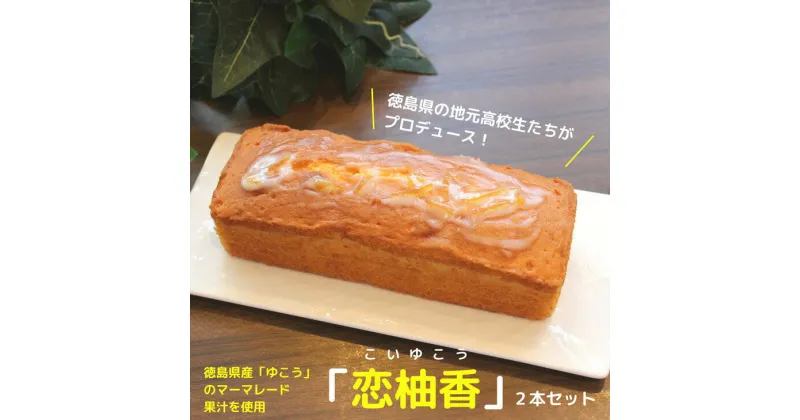 【ふるさと納税】 パウンドケーキ 2本 徳島県 ケーキ 洋菓子 柑橘 人気 スイーツ ケーキ パウンドケーキ お菓子 誕生日 お祝い ギフト お取り寄せ スイーツ ※配送指定不可