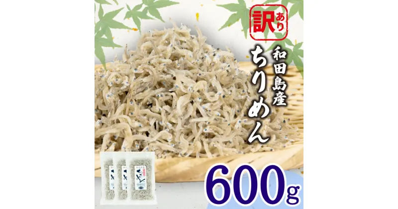 【ふるさと納税】 訳あり ちりめん 計 600g 200g × 3袋 和田島産 しらす 産地直送 小分け パック 冷蔵 徳島県 じゃこ 干し 乾物 ご飯のお供 10000円