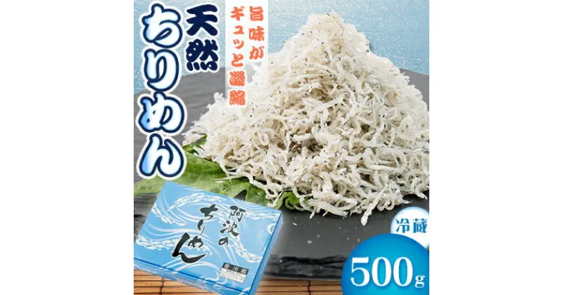 【ふるさと納税】【冷蔵】天然ちりめん500g　おすそ分けに人気【配送不可地域：離島】【1399997】