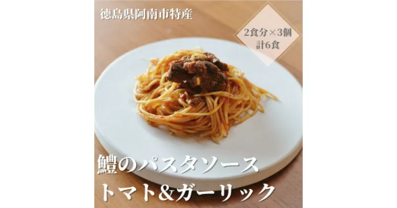 【ふるさと納税】徳島県阿南市産ハモのパスタソース　ートマト&ガーリックー　(2食分×3個)【1497442】