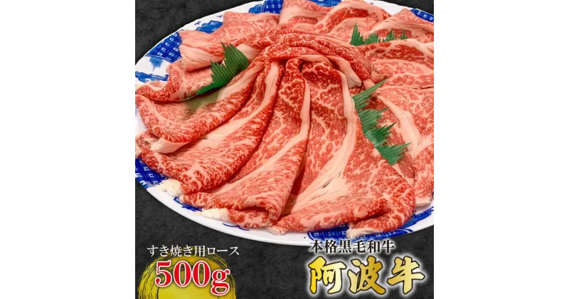 【ふるさと納税】 牛肉 阿波牛 すき焼き 500g 黒毛和牛 焼肉 肉じゃが 牛丼 国産 牛肉 贈答用 お歳暮 プレゼント アウトドア キャンプ BBQ バーベキュー 阿波市 徳島県