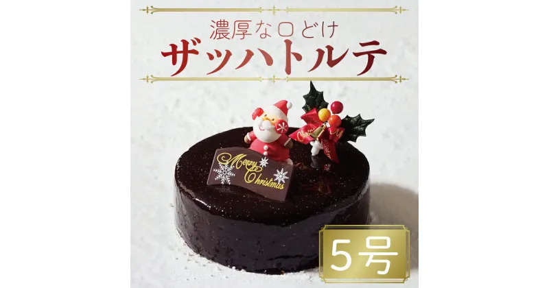 【ふるさと納税】 先行予約 クリスマスケーキ ザッハトルテ 5号 4～6名用 冷凍 チョコレート チョコ デザート スイーツ 洋菓子 ケーキ クリスマス ガトーショコラ モンブラン シュークリーム プリン エクレア お菓子 おやつ プレゼント 送料無料 徳島県 阿波市 CAKE EXPRESS