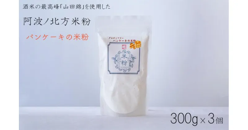 【ふるさと納税】 米粉 グルテンフリー パンケーキ 300g × 3個 パン グラタン シチュー ケーキ クッキー お米 徳島県