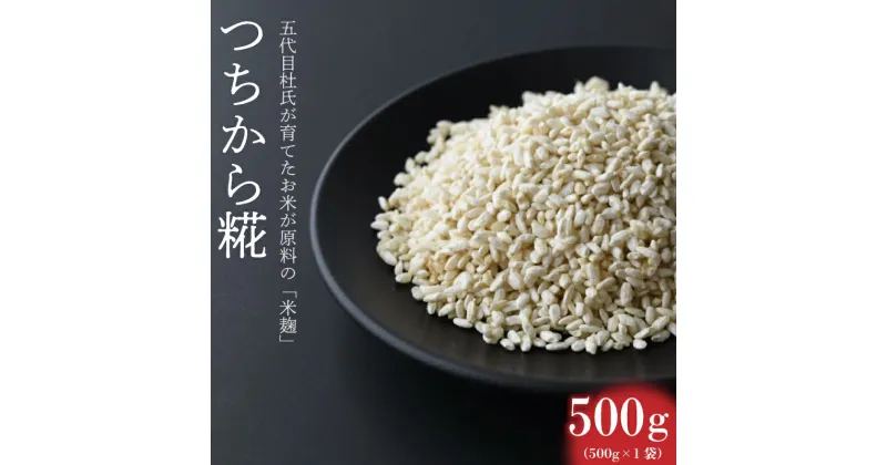 【ふるさと納税】 つちから糀 500g / 1kg 米麹 ヒノヒカリ 国産 無肥料 減農薬 無添加 発酵 調味料 甘酒 味噌 塩麹 手作り 徳島県 阿波市 四国 三浦醸造所