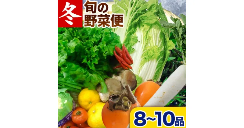 【ふるさと納税】＜先行予約＞ 旬の新鮮な野菜便 12月冬便 8～10品 アグリサポート美馬《12月上旬-1月上旬出荷》徳島県 美馬市 冬野菜 白菜 かぶら キャベツ 愛宕柿 柚子玉 大根 里芋 玉葱 野菜 青果物 送料無料