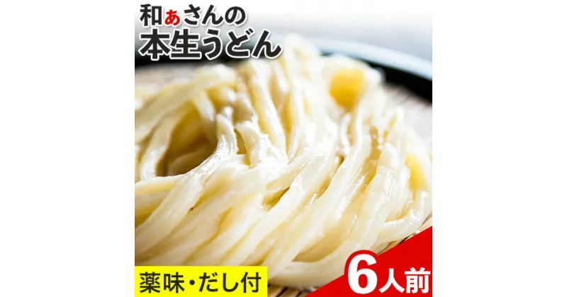 【ふるさと納税】【贈答用】讃岐うどん おうどんセット 6人前 和ぁさん家、株式会社栄工製作所 《90日以内に出荷予定(土日祝除く)》 うどん 麺 生麺 生うどん 本格 手作り 和食 ご家庭用 こだわり お手軽 ギフト セット 薬味 だし付き 徳島県 美馬市