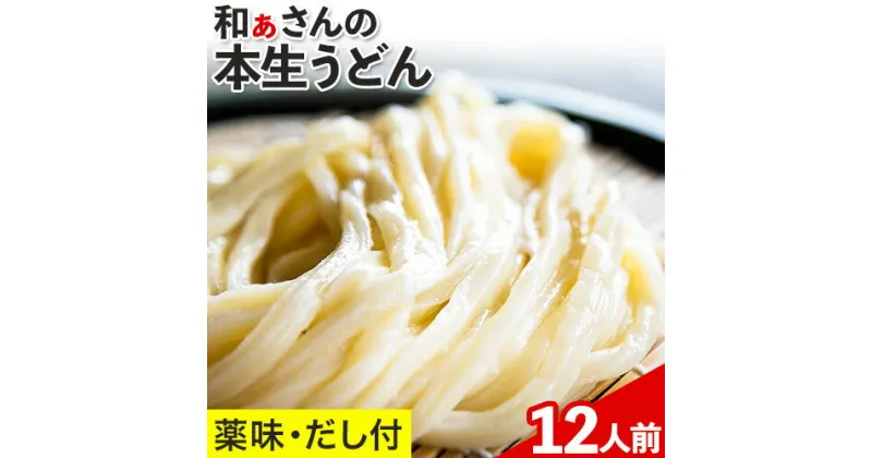 【ふるさと納税】【贈答用】 讃岐うどん おうどんセット 12人前 和ぁさん家、株式会社栄工製作所 《90日以内に出荷予定(土日祝除く)》うどん 麺 生麺 生うどん 本格 手作り 和食 ご家庭用 こだわり お手軽 ギフト セット 薬味 だし付き 徳島県 美馬市